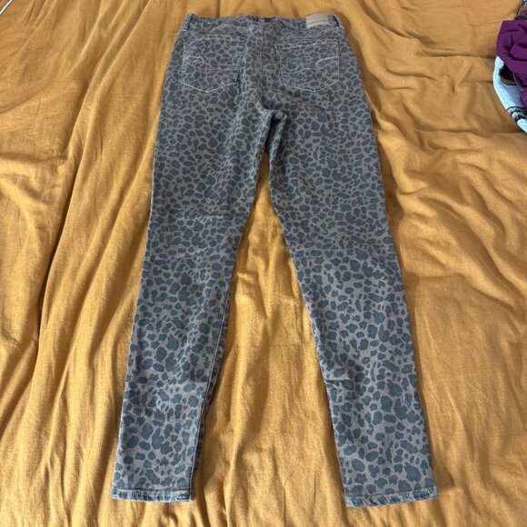 American Eagle leopard Curvy Jegging size 10 - Picture 2 of 4